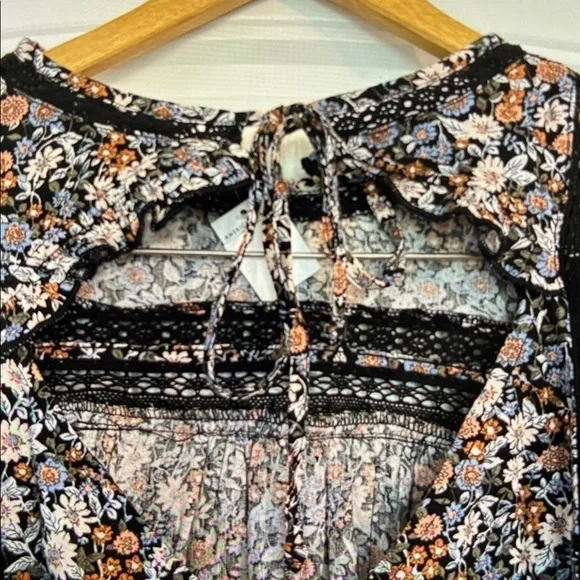 American Eagle boho Blouse Top XS - Picture 5 of 6